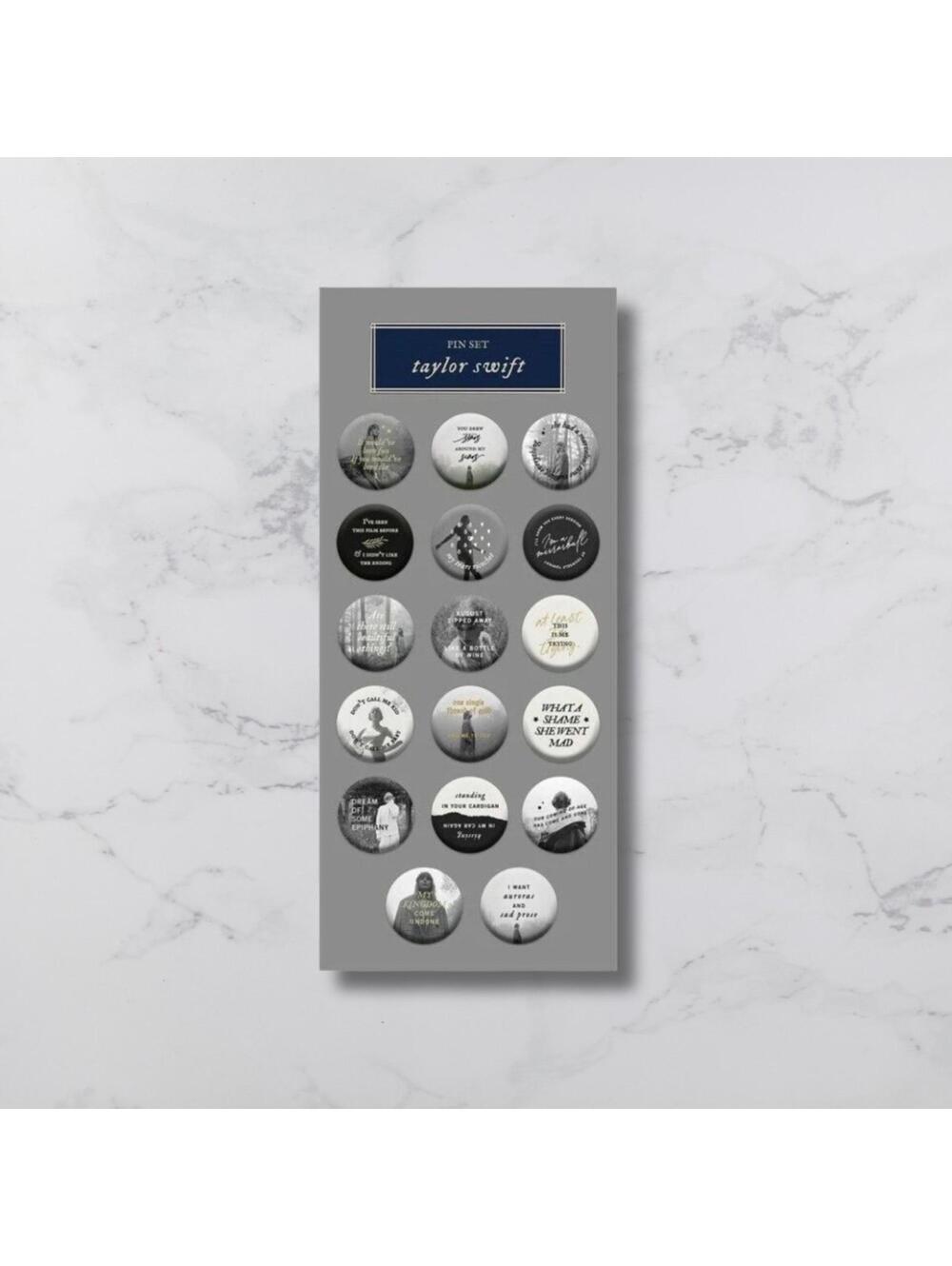 Taylor Swift Holiday Pin Set